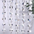 16.5 Feet Hanging Clear 14mm Daimond Acrylic Crystal Garland for Manzanita Tree Centerpiece, Chandelier Bead Lamp Chain, Christmas/Wedding Party Decoration and DIY Craft Jewelry Decoration
