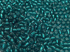 Large Czech Glass Seed Beads Crystal Aqua Silver Lined Size:6/0 40 gr / 1.4 oz… (Aqua Silver Lined) - color: Aqua Silver Lined