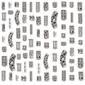 stino Silver Metal Tube Spacer Beads for Jewelry Making, Bracelet Earrings Necklace Findings & Supplies 512 (Tube （70Pcs）) - color: Tube （70Pcs）