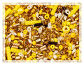 0.7oz (20g) Mix of Small Rocailles, Seed Beads & Bugles 2-10mm Preciosa Ornela Czech Glass Beads, Mix Gold Yellow - color: Gold Yellow Mix - mix, size: Mixed Sizes 2-10mm