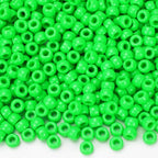 IOOLEEM Light Green Pony Beads,1200pcs Beads for Bracelets Making & Hair braiding, Kandi Friendship Bracelets & Jewelry Making. - color: Light Green