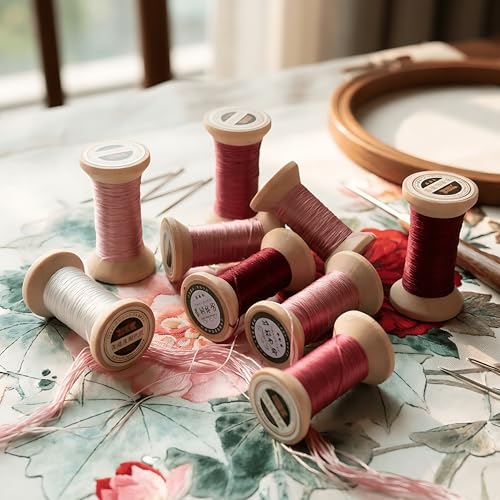Natural 100% Mulberry Handmade Embroidery Silk Thread Silk Floss (35) - color: 35