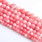 10MM 38PCS Pink Persian Jade Spacer Loose Beads for Jewelry Making DIY Bracelet Necklace - color: Pink Persian Jade, size: 10mm