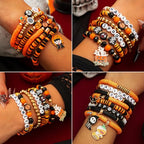 BBita 2088pcs Halloween Polymer Clay Beads Bracelet Making kit, 24 Style Cute Fun Beads Skull Pumpkin Beads Charms for Jewelry Necklace Earring Making DIY Accessories for Women Girls - color: A3#Halloween