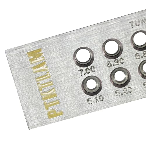 Jewelry Wire Drawplate Carbide Steel Round Draw Plate for Jewelry Wire Making (5.1-7.0mm, 20 Holes) - size: 5.1-7.0mm, 20 Holes