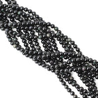 60PCS 6mm Natural Black Obsidian Gemstone Round Loose Beads Crystal Energy Stone Healing Power for DIY Jewelry Making 1 Strand 15" - color: Black Obsidian, size: 6mm