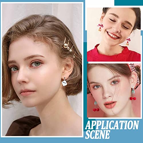 SUNNYCLUE 1 Box 40Pcs 2 Colors Clip-on Earring Converters Stainless Steel Clip on Earrings Components Gold Silver Dangle Ear Findings for Women Adult Jewelry Making DIY Crafts Supply - color: 40pcs 2 Colors Stainless Steel Clip-on Earring Converters