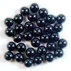 AD Beads Natural Gemstone Round Spacer Loose Beads (6mm 100pcs, Black Onxy) - color: Black Onxy, size: 6mm 100pcs