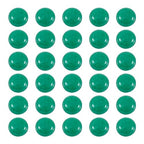 Crafans 50Pcs White Jade 10mm Round Gemstone Cabochons Half Round Natural Jade Cabochons Dome No Hole Healing Power Stone Flat Back Chakra Crystal Beads for Jewelry Making(Sea Green) - color: Jade-Sea Green, size: 10mm