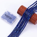 Natural Lapis Lazuli Cylinder Tube Beads 4x13mm 38cm/str Loose Semi Gemstone Stone Beads for Making Bracelets Necklace Earrings - color: Lapis Lazuli, size: 4x13mm Cylinder