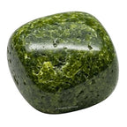 Amazing Gemstone Green Tourmaline with Matrix Crystal Tumbled Stones Polished Rocks - Natural Gem Stones for Healing - DIY Crystals for Protection (1 Piece) - color: Green Tourmaline with Matrix