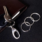 CREST Surgical and Marine Grade Stainless Steel Split Ring for Keychains SS316L Key Rings for Car Keys - color: 25-pack