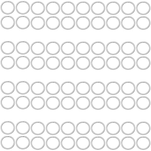 600Pcs 4mm Silver Open Jump Ring, Used for Key Chain, Jewelry Making, Necklace Maintenance and Earring Decoration DIY Process Open Jump Ring (600Pcs) - color: Silver/600pcs, size: 4mm