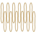 Party Beads - Small Round - size: 12-Pack, style: Gold (12-Pack)