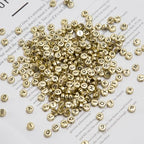1000pcs Gold Letter Beads for Bracelets, 4x7mm Black Alphabet A-Z Beads for Jewelry Making Friendship Bracelets (4 * 7 Gold) - color: 4x7mm gold