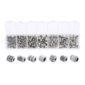 Beadthoven 260pcs 7 Style Tiny Antique Silver Column Spacer Beads 4-8mm Tibetan Alloy Tube Metal Spacers for Jewelry Necklace Bracelet Making Hole: 1.5-3.5mm - color: Antique Silver-Tube-7 Style