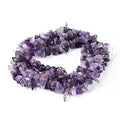 5-8mm 34 inches Natural Crystal Stone Beads for Jewelry Making Tumbled Drilled Irregular Gravel Gemstones Chips Stone Beads by Strand (AAA Amethyst) - color: AAA Amethyst