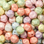 16mm Acrylic Beads 100pcs Cute Candy Colors Bead Spacer Loose Beads for DIY Crafting Necklace Bracelet Jewelry Making Keychain (Lime&Light Teal) - color: lime&light teal