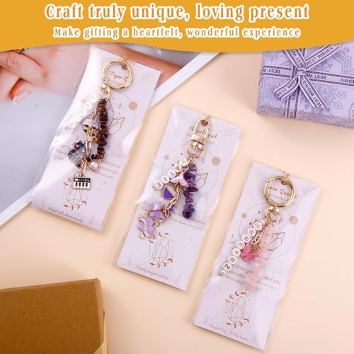 TOHONGADON 674 Pcs Lip Gloss Charms, Keychain Making Kit, Bag Charm Kit with 3 Kinds of Crystal Stones, 322 Charms, 12 Keychain Clips, Key Ring Jewelry Plier, Extender Chain for DIY Crafting - color: 674 Pcs Keychain