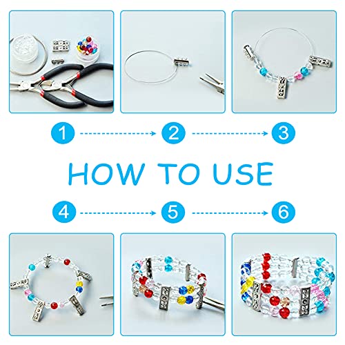 PH PandaHall 10 Sets Slide Clasp Lock, Multi Strand Slide Magnetic Tube Clasps Bracelet Necklace Connectors Layering Clasp for Layered Necklace Bracelet Making (3 Strands & 5 Strands)