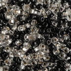 John Bead Czech Glass Seed Beads 6/0 (100g) New York Mix Beads for DIY Art Crafts Jewelry Bracelets Necklaces Earrings Making - color: New York Mix
