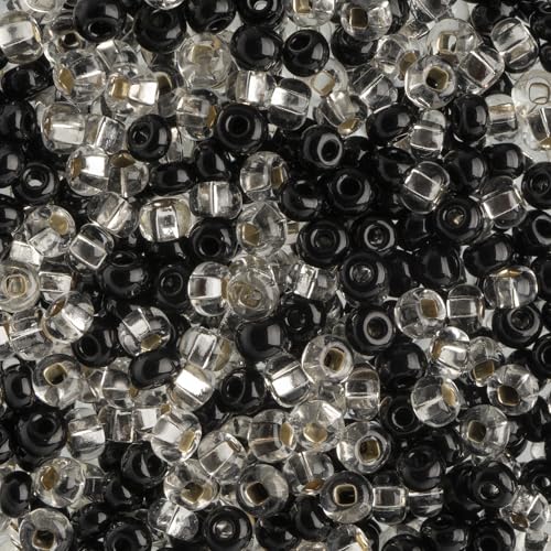 John Bead Czech Glass Seed Beads 6/0 (100g) New York Mix Beads for DIY Art Crafts Jewelry Bracelets Necklaces Earrings Making - color: New York Mix