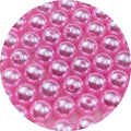Pinhoollgo 60pcs Pearl Beads 14mm Round Pearl Beads with Hole for DIY Bracelet Necklace Jewelry Making Supplies Handmade Craft(Pink) - color: Pink, size: 14mm/60pcs