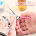 6-Inch Small Needle Nose Pliers for Jewelry Making Precision Extra Long Needle Nose Pliers Smooth Jaws Jewelry Pliers for Bending Wire and Small Object Gripping Jewelry Making Tools - style: Needle Nose Pliers