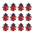 Cheriswelry 20pcs/Strand Red Ladybug Handmade Lampwork Beads Cute Animal Insect Loose Spacer Beads Ornament Charms 12~14mm Hole: 1~2mm for DIY Craft Earring Bracelet Necklace Jewelry Making - color: Ladybug-Red