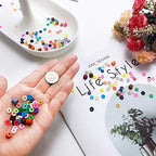 COIRIS 3400 Pcs Vinyl Heishi Beads Environmental Handmade Polymer Clay Spacer 6mm Disk Flat Beads for Surfer Chocker Necklace Bracelet Earrings Jewelry Making(RT-Macaroon Mix-6) - color: RT-Macaroon Mix-6