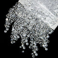 qiipii 620PCS 6mm Transparent Resin Rhinestones Flatback Jelly Resin Stones Bulk SS30 Clear Diamonds Gems Charms Supplies for Nails Face Eyes Makeup Body Tumblers Mugs Bottles DIY Crafts Shoes Clothes - color: Transparent, size: 6mm Bulk