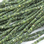 2x4MM 150PCS Chinese Green Jade Tube Rondelle Abacus Disk Spacer Loose Beads for Jewelry Making - color: Chinese Green Jade, size: 2x4mm abacus-shaped