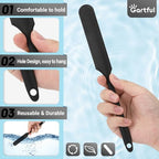 Gartful 6PCS Silicone Spatula Sticks, Non-Stick Epoxy Resin Mixing Sticks Scraper Tools, Reusable Stirring Rods for Resin, Paint, Waxing, Liquid, Arts Crafts Supplies, Facial Mask, Black - color: Black