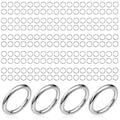 2000 PCs No Tarnish Stainless Steel Jump Rings for Jewelry Making, 6mm, 20 Gauge Thickness, Silver (6mm) - color: 6mm