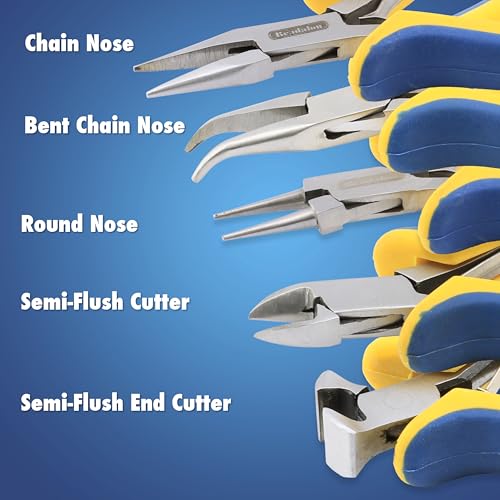 Beadalon Ergo Round Nose Pliers – Round Nose Pliers for Jewelry Making & Wire Loops, 5.25 in - style: Round Nose Pliers