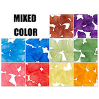 arricraft 140~143pcs/box Flower Beads, Transparent Acrylic Bead Caps, Plastic Beads Spacer Loose Beads Kits for DIY Craft Necklaces Bracelets Jewelry Making-Mixed Color