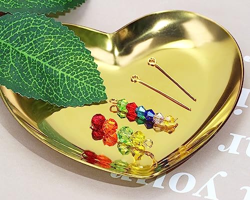Shapenty 200PCS Mini Metal Wire Eyepins Beading Small Open Eye Head Pins Needles Bulk for DIY Craft Bead Earring Pendant Necklace Bracelet Jewelry Charm Finding Making (28mm/1.1Inch, Gold) - color: Gold, size: 28 mm
