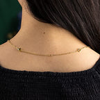 Gold Necklace Extenders,14K Gold Chain Extenders with Round Clasp, Durable Plated Solid Brass Necklace Bracelet Anklet Extension Chains(2 4 6 Inches, 3PCS) - color: B-Gold, size: 2,4,6inch