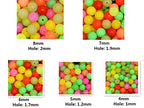 Toasis 1000pcs Colorful Luminous Glow Fishing Beads - size: 6mm