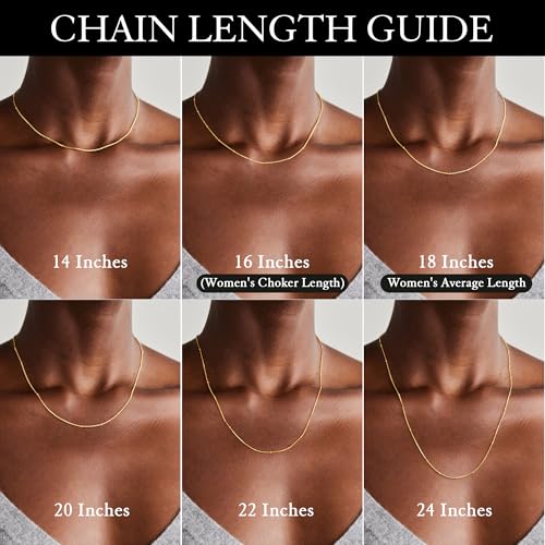 IEFWELL S925 Sterling Silver Chain Necklace for Women - 14K-Real-Gold-Plated 1.5mm Satellite Bead Chains Necklace, Sturdy Women's Chain Necklaces, 14/16/18/20/22/24 Inches Jewelry Valentines Gifts - color: Gold-Plated, size: 18 Inch