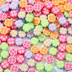 150pcs Acrylic Clover Beads Colorful Flower Beads Rainbow Clover Beads for Jewelry Making Handmade DIY Bracelet, Charms Keychain Craft Supplies (Rainbow Clover) - color: rainbow Clover