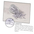 1000Pcs Square White Acrylic Number Beads Cube Number Beads 0-9 for Jewelry Making DIY Necklaces Key Chains Bracelets (6x6mm) - color: White Mixed Black Number 0-9