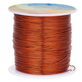 203 Feet Tarnish Resistant Copper Wires 24 Gauge/0.5mm Jewelry Craft Wires Beading Wire for Jewelry Making, Wire Wrapping and Crafting (Red Coffee) - color: Red coffee, size: 24 Gauge