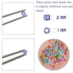 GREENTIME 22800pcs Glass Seed Beads for Bracelets Making Kit, Small Craft Beads 11/0 Waist Beads for DIY Bracelet Necklaces Craft Making Supplies (24 Colors)