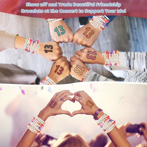 Goldwise Friendship Bracelet Kit, 16000 pcs with Seed Beads (2/3/4mm), Clay Beads, 7 Styles Letter Beads (A-Z), Variety of Charms, DIY Jewelry Making Crafts - size: 6 BOXES