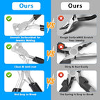 Jewelry Pliers,Nail Puller Tool for Carpenter，End Cutting Pliers，End Nippers for Zipper Install Stops,Jewelry Making Tools for Crafts - color: Black-end Cutting Pliers