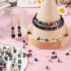 184Pcs Electroplate Glass Arrow Beads Colorful Arrow Shape Glass Beads Loose Spacer Beads 5mm for DIY Bracelet Earring Jewelry Making Crafts - color: Arrow Shape