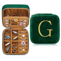 Parima Graduation Gifts for Her - 2026 Graduation Gift for Her, College Inspiration Gifts, Personalized Gift for Teen Girls, Personalized Jewelry Case - Letter G, Green - size: G