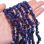 Chip Shell, 260pcs 5-8mm Irregular Shell Beads with Holes, Royal Blue Shell & Lapis Lazuli Like Chip Beads for Jewelry Making - color: Blue