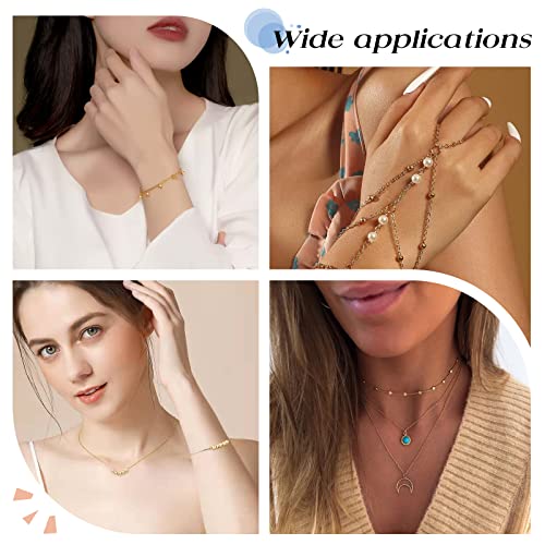 Beebeecraft 1 Box 100Pcs 18K Gold Plated Crimp Bead Covers Metal Half Round Open Crimp Beads Knot Covers Caps 5mm for DIY Jewelry Makings - color: Gold, size: 5mm